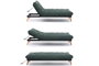 Atelier Del Sofa Saki Sofá cama de 3 plazas Verde